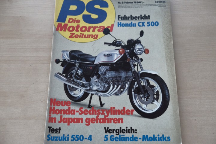 Deckblatt PS Sport Motorrad (02/1978)